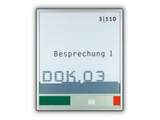 Deurbordje Newage Vrij-/Bezet-Weergave 143x120x6mm Aluminium Profiel - 1