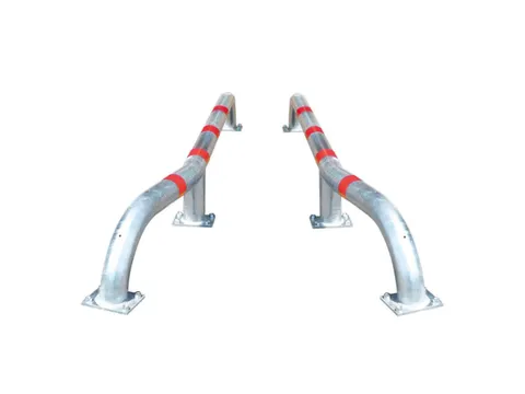 inrijhulp,HxL 280x2800mm,stalen buis vuurverzinkt,v. vastschroeven