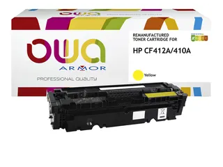 Tonercartridge OWA alternatief tbv HP CF412A geel - 1