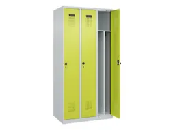 locker voor scheiding van kleding,HxBxD 1850x900x500mm,3vak