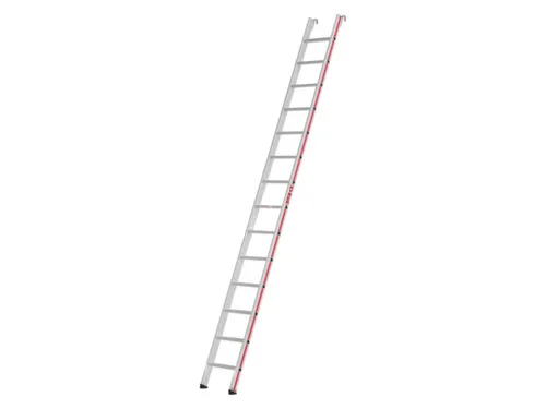 inhangstellingladder,balk L 3,73m,v. H tot 3,46m,14,verstevigde treden