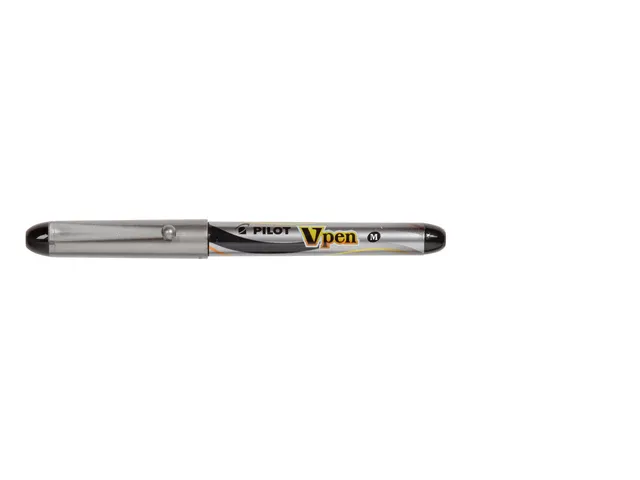 Vulpen Pilot V pen Zilver Medium punt Inktkleur Zwart