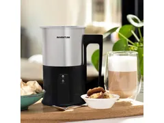 Melkopschuimer Inventum 240ml zwart met rvs