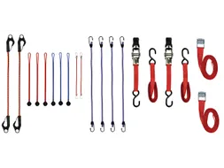 Spanbanden en spanelastiekenset Toolland 20 stuks