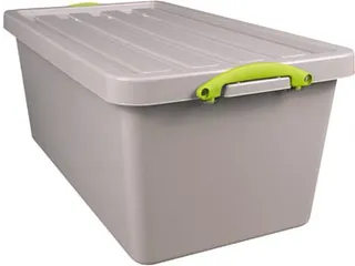 Recycled opbergdoos 82 Liter Grijs Stapelbaar - 4