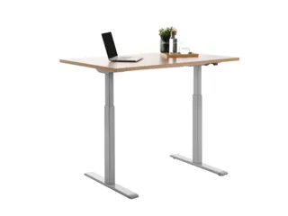 Elektrisch ihv bureau,HxBxD 700-1200x1200x800mm,blad beuken - 4
