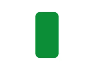 plaksymbool,rechthoek,markering HxB 150x50mm,PVC,groen - 1
