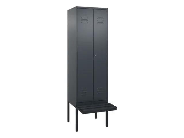 locker voor scheiding van kleding,HxBxD 2120x600x815mm,2vak