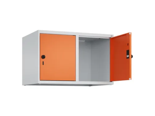 opzetkast,v. locker,2vak.,vak B 400mm,HxBxD 500x800x500mm,vleugeldeur