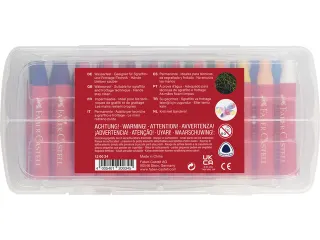 Waskrijt Faber-Castell Jumbo in opbergbox á 24 stuks - 4