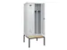 locker met bank,voor scheiding van kleding,HxBxD 2120x800x815mm,2vak