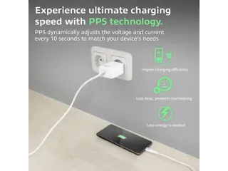 Oplader ACT 35w 1-poort usb c wit - 4