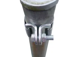Klemmenband,V. Afvalbak,Paalmontage