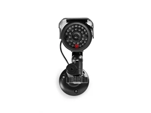 Dummy beveiligingscamera Nedis Solar IP44 buiten Zwart