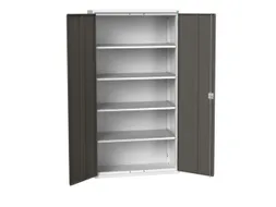 universele kast,HxBxD 2000x1050x550mm,4xStalen bodem,draaigrendelslot