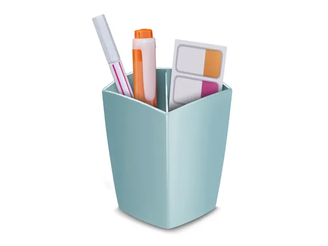 Pennenbak CEP Happy 2-vaks plastic mintgroen