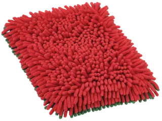 Vikan Transport microvezel washing pad 20x25cm Rood/Groen - 2