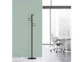 Kapstok MAUL Caurus staand 177cm 7 haken zwart RAL9004 - 4
