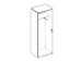 armoire de bureau,HxlxP 2225x600x445mm,MP-gris clair