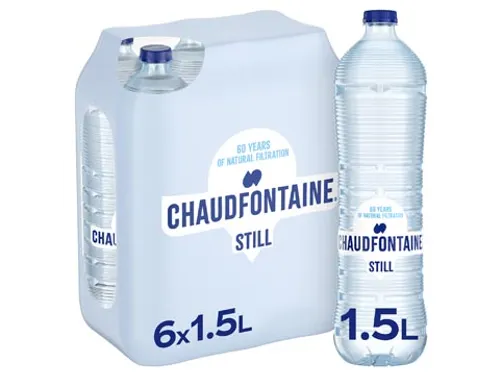Sparkling water, 1,5 L fles, pak 6