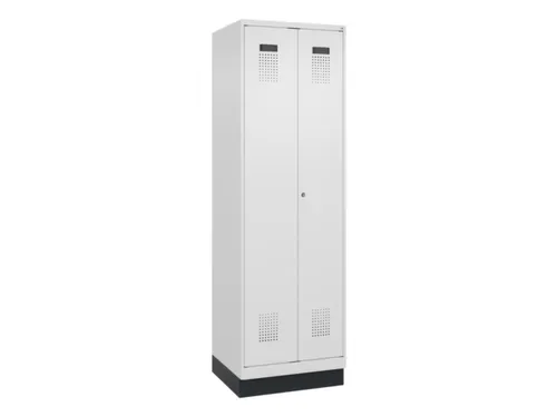 locker voor scheiding van kleding,HxBxD 1950x600x500mm,2vak