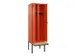 locker met bank,voor scheiding van kleding,HxBxD 2120x600x815mm,2vak