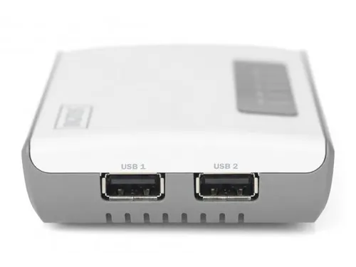 2-poorts USB 2.0 draadloze multifunctionele netwerkserver 300 Mbps