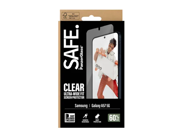 PanzerGlass SAFE. by Screen Protector Samsung Galaxy A57 5G | Ultra