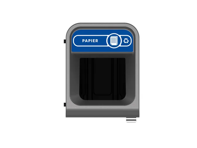 Configure Recyclingstation Papier DE 57 Liter Antraciet Blauw