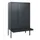 Dubbeldekse dekenkist,HxBxD 1950x1200x815mm,3x2vak.,vak B 400mm