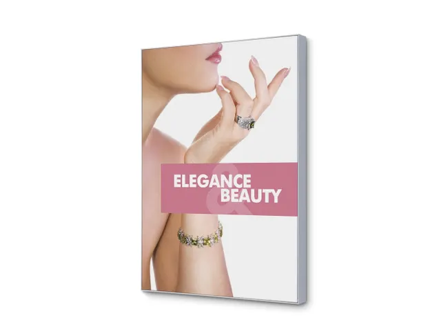 Textielframe 75mm Wand A0 LED verlicht