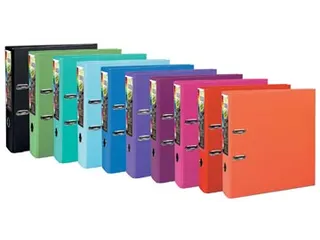 Ordners A4 Pp 80mm Assorti Pastelkleuren - 1