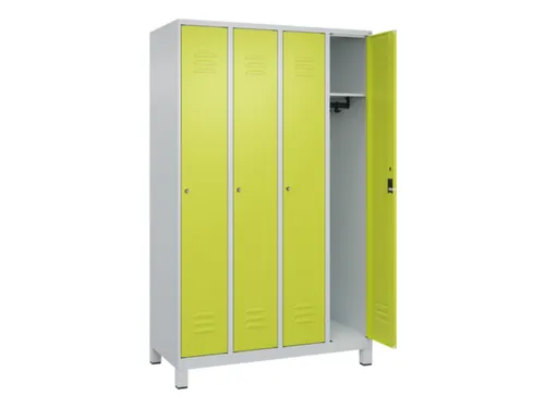 locker,HxBxD 1950x1200x500mm,4vak,vak B 300mm,cil.-slot,voeten