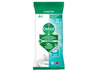 Dettol Reinigingsdoekjes Antibacterieel Oceaanfris pak van 72 doekjes - 2