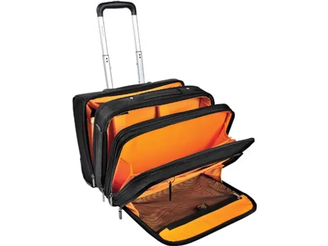 Exactive Exatrolley Trolley Voor 15.6 Inch Laptops Zwart Polyester