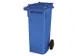 Vuilcontainer PE 80 liter HxBxD 930x448x530mm met wielen blauw
