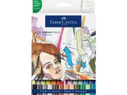 Sketchmarker Faber-Castell Goldfaber etui 24 stuks op alcoholbasis