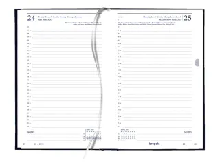 Agenda 2027 Brepols Saturnus Luxe 1dag/1pagina zwart - 4