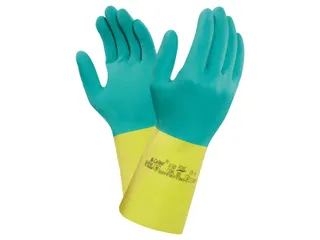 Ansell AlphaTec 87-900 Chemische handschoenen Groen/Geel maat 9 - 1