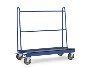 Platenwagen Draagverm. 500kg Lxb 1500x400mm Ral 5007 - 1