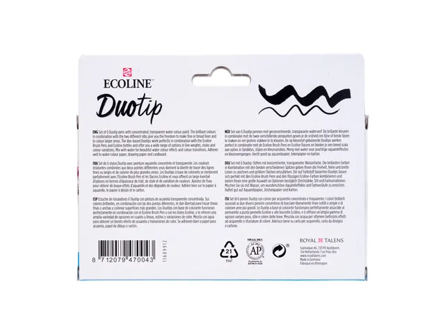 Duotip Talens Ecoline set à 6 stuks botanisch