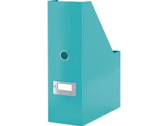 Tijdschrifthouder Leitz Wow Click & Store Ysblauw 77% gerecycled karto