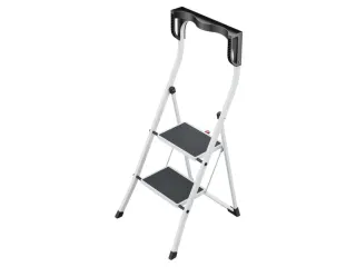 vouwtrapje,2treden m. antislipmatten,HxBxD 1100x480x550mm,staal - 1
