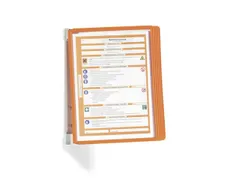 Metalen Wandhouder A4 Vario Wall 5 Oranje