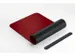Sous-main Sigel enroulable 800x300x2mm noir-rouge simili cuir