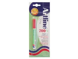 Permanent marker Artline 700 rood op blister