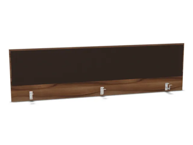 opzetpaneel bureau aanbouw achter NP-tiepolo nut BN2036-bruin 2000mm