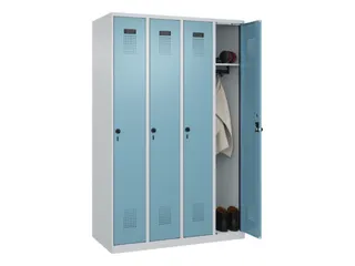 locker,HxBxD 1850x1200x500mm,4vak,vak B 300mm,draaigrendel - 1