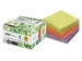 Sticky notes UPM recycled 75x75mm assorti blok 100 vel, doos 4x blok