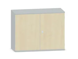 Kantoorkast 770x1000x430mm Decor Romp Lichtgrijs Decor Front Esdoorn